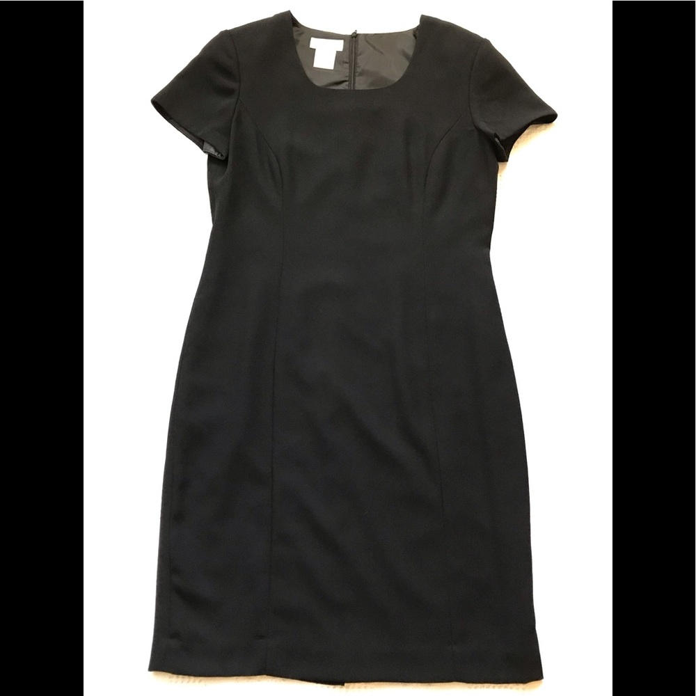 Worthington solid black fully lined dress